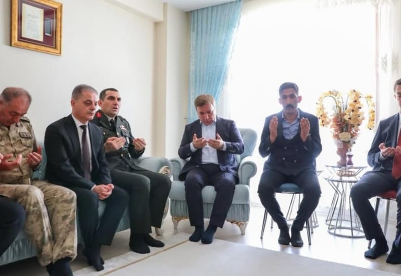 Vali Aydoğdu’dan gaziye Mustafa Çatma'ya ziyaret<
