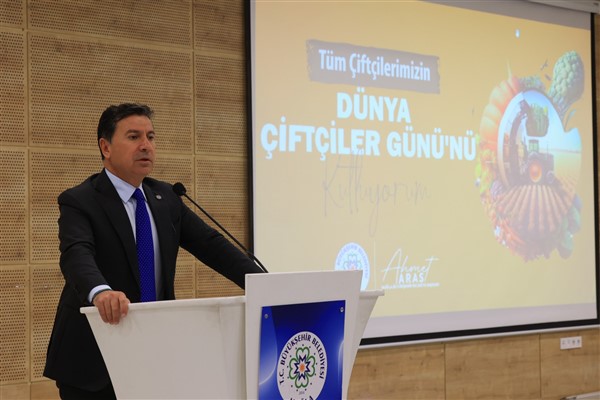 Başkan Aras, Dünya Çiftçiler Günü'nde kooperatif üyeleriyle buluştu