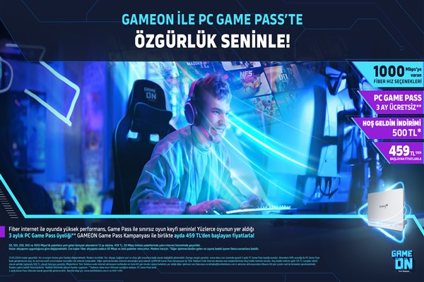 Türk Telekom GAMEON ile Game Pass’te  sınırsız oyun fırsatı<