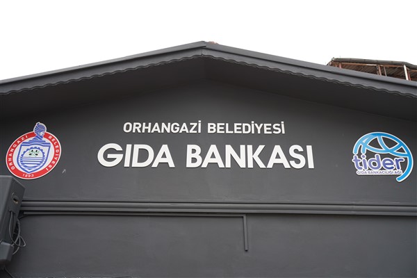 Orhangazi Gıda Bankası, hizmet vermeye başladı<