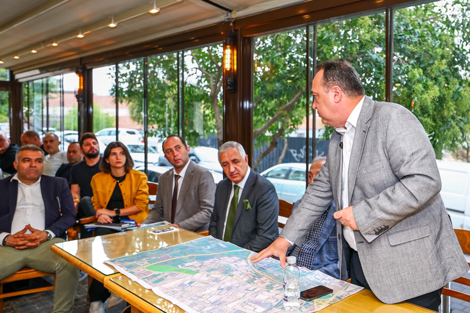 Başkan Dutlulu, Evrenos Sanayi Bölgesi’ndeki sanayicilerle buluştu<