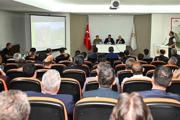 Erzurum’da 'Orman Yangınları ve Genel Tedbirler Toplantısı' yapıldı