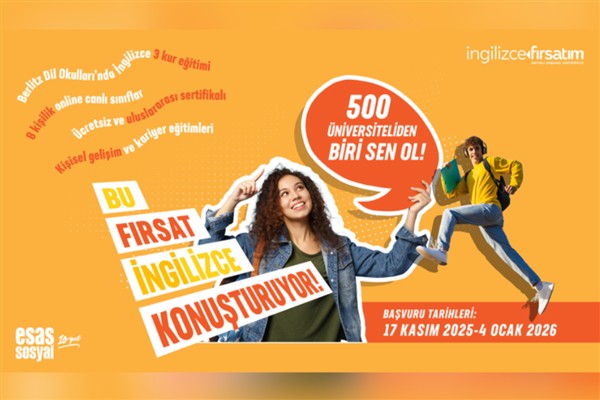 İngilizce Fırsatım Programı’nın başvuruları devam ediyor