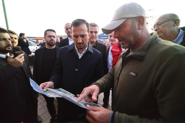 AK Parti İstanbul İl Başkanı Özdemir'den Şile'deki sel bölgesine inceleme