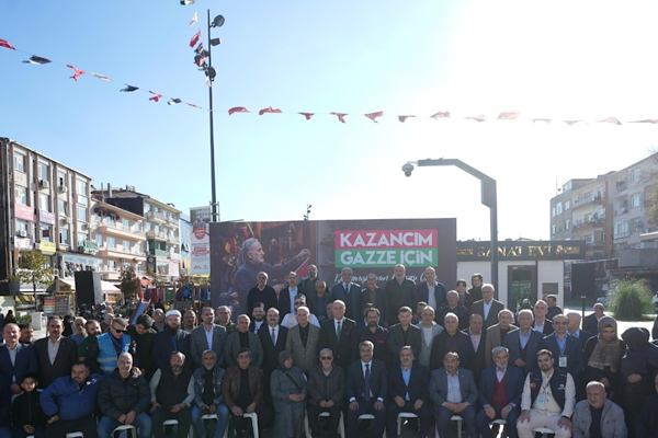 “Kazancım Gazze İçin” kampanyası Ümraniye’de tanıtıldı