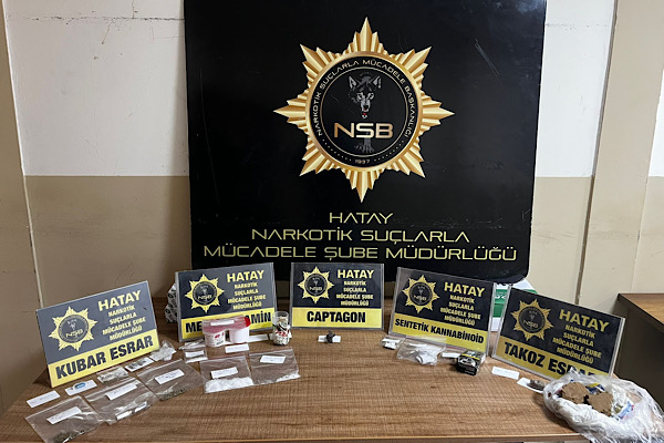 Hatay’da uyuşturucu operasyonu