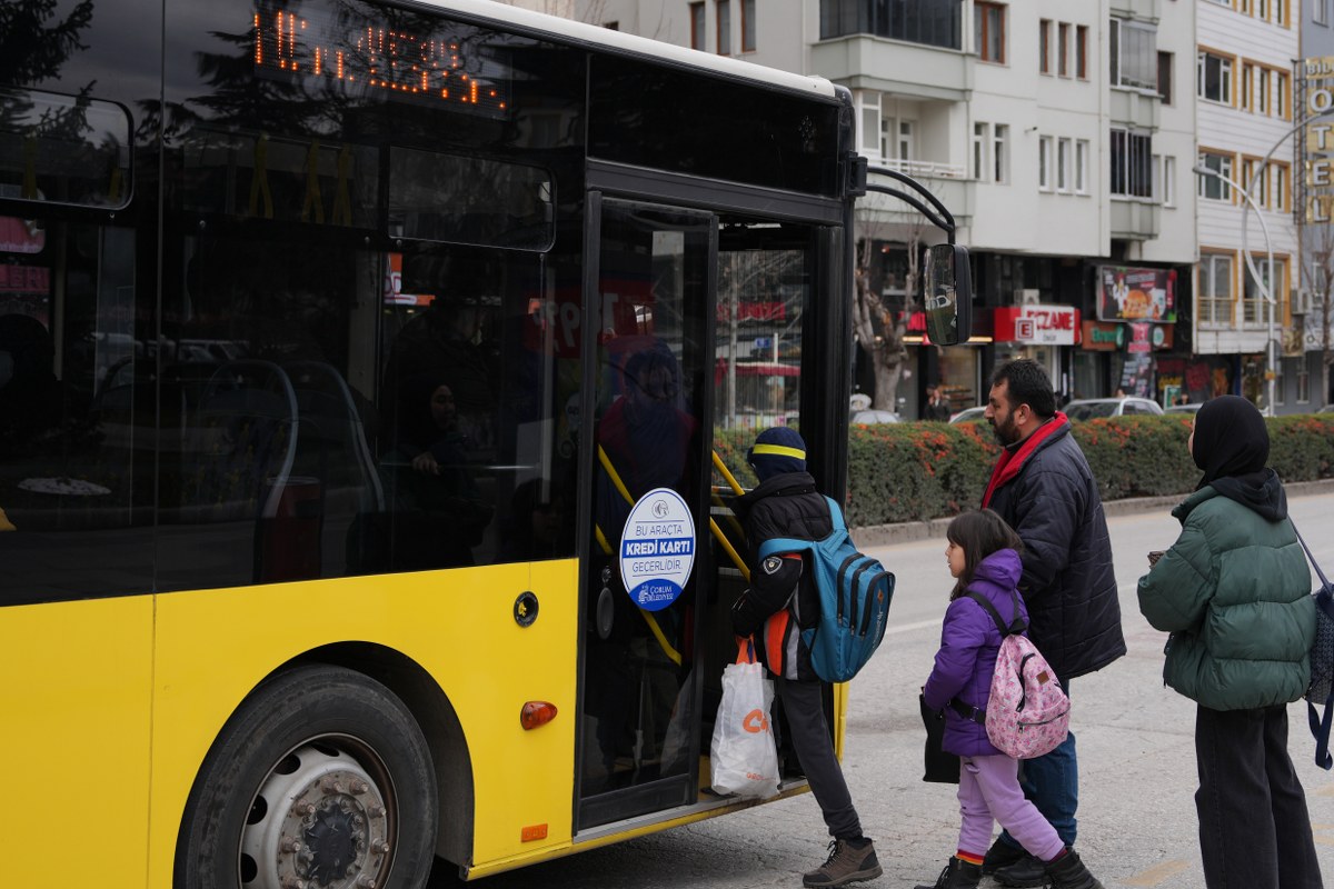 Çorum'da 2024 yılında kredi kartı ile 1 milyon yolcu toplu taşıma hizmetinden faydalandı