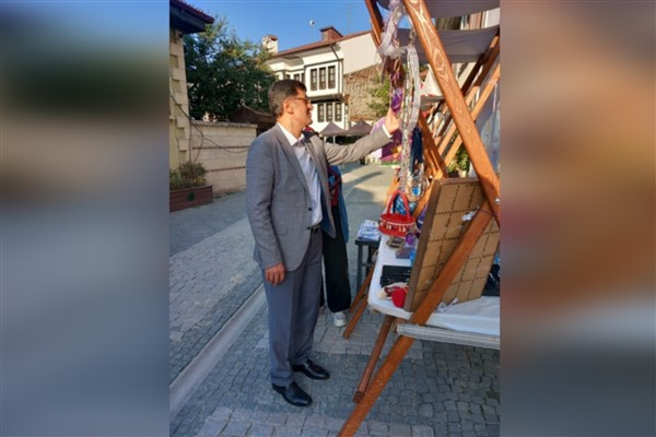 Başkan Kahveci, Germiyan Sokak'taki üreticilerle buluştu<