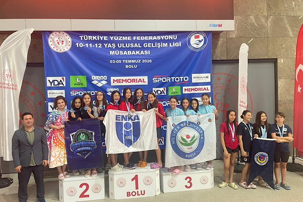 ÇESK Yüzme Takımı Bolu’da 25 madalya kazandı<