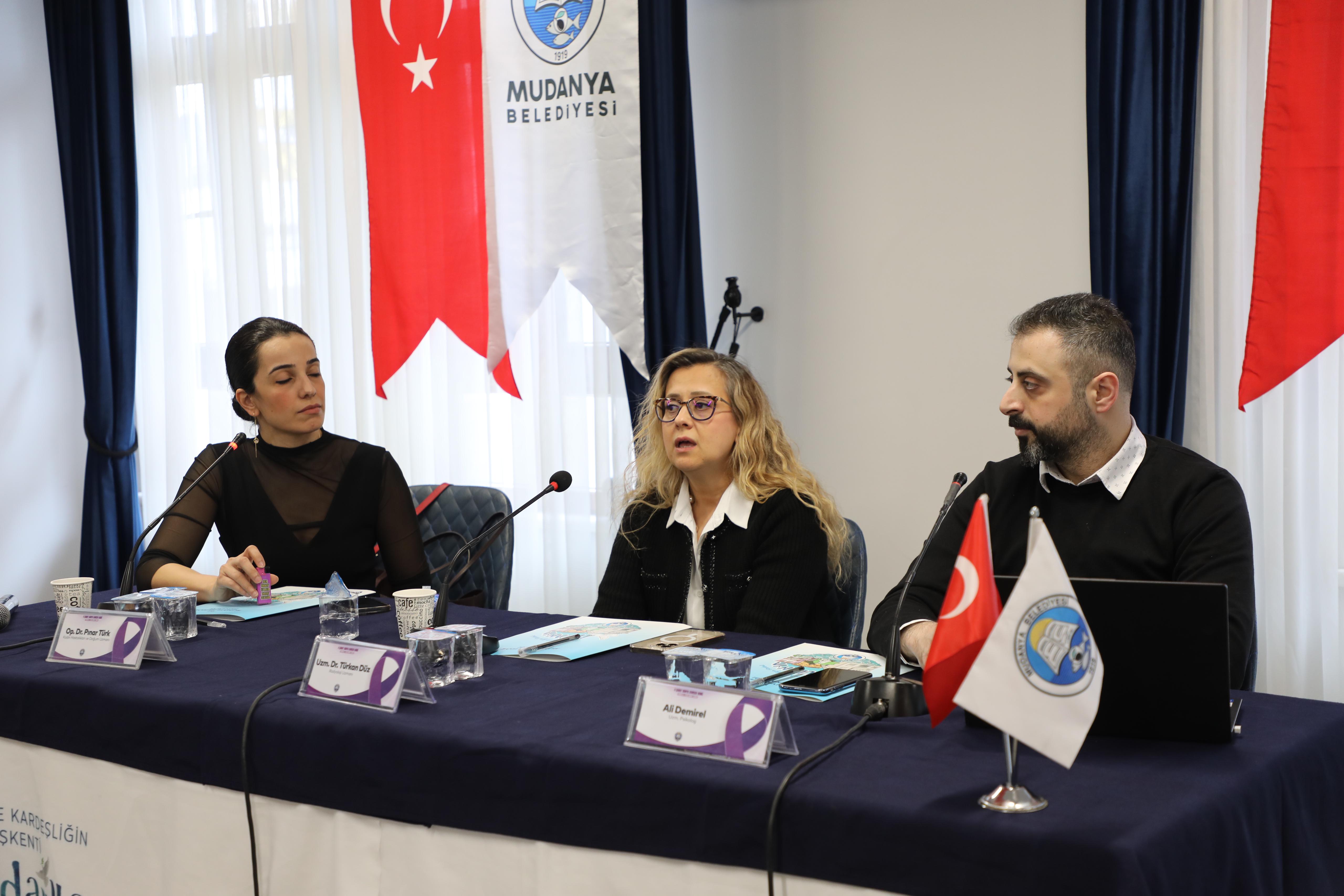 Mudanya'da 4 Şubat Dünya Kanser Günü Farkındalık ve Bilinçlendirme Semineri düzenledi<