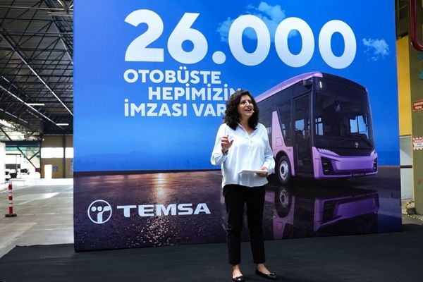 Türkiye’den dünya yollarına:  TEMSA’nın 26 bininci otobüsü Avenue Neo banttan indi<