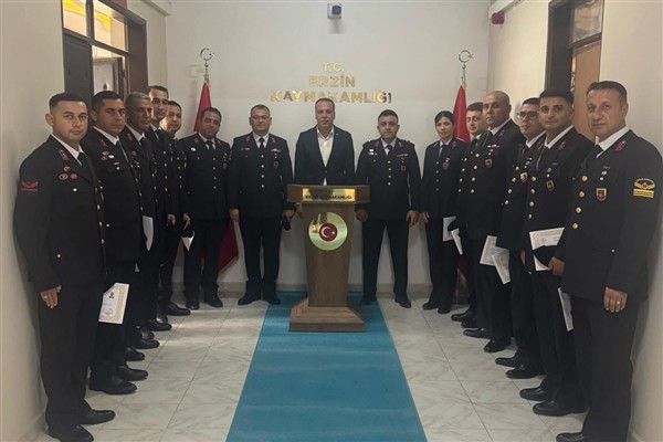 Erzin İlçe Jandarma Komutanlığı'ndan Özaydın’a ziyaret<