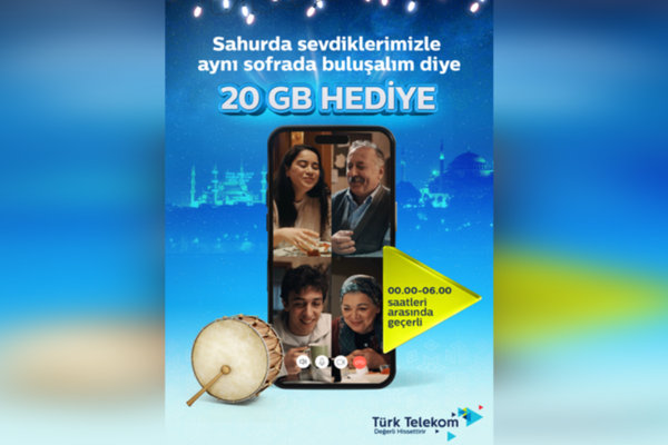 Türk Telekom’dan Ramazan’da 20 GB hediye<
