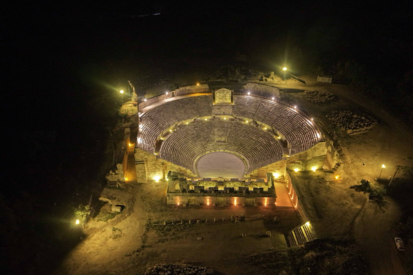 Seydikemer’de Tlos Antik Kenti gece aydınlatmasında güneş enerjisi kullanılacak