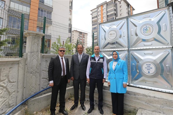 Niğde'de okula Yağmur Suyu Toplama ve Filtreleme Sistemi kuruldu <