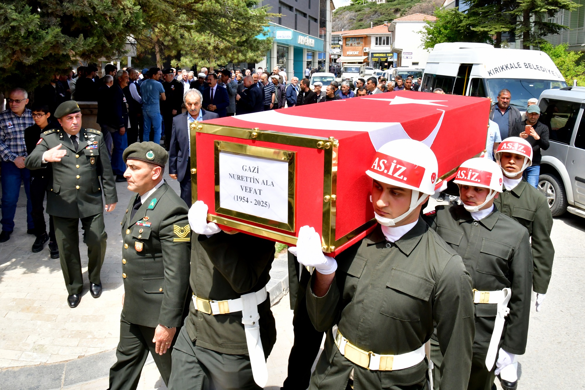Kırşehir'de Muharip Gazi Nurettin Ala'nın cenaze töreni düzenlendi<