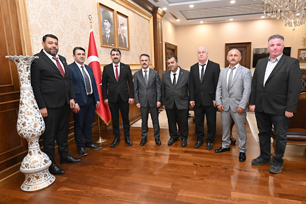 Kocaeli Servis Araçları İşletmecileri Esnaf Odası yönetiminden Aktaş’a ziyaret