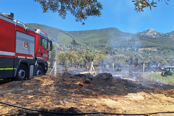 Torbalı, Kınık ve Menderes’teki yangınlara müdahale edildi <