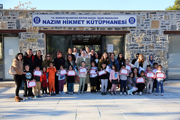 Bodrum’da çocuklar için Yılbaşı Atölyesi düzenlendi