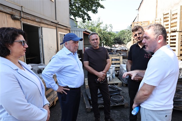 Başkan Özdemir, mahallelerde incelemelerde bulundu<