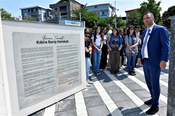 Başkan Eşki, öğrencilere Kıbrıs’ı anlattı 