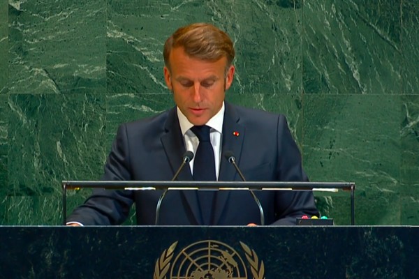 Macron: Fransa’nın Filistin Devleti’ni tanıdığını ilan ediyorum<