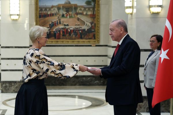 Cumhurbaşkanı Erdoğan, İsveç Büyükelçisi Funered’i kabul etti