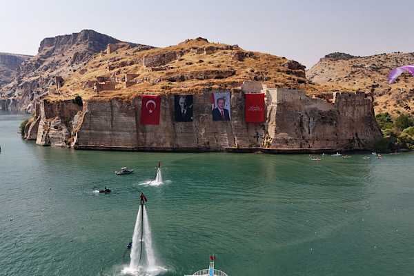 Rumkale Su Sporları Festivali'nde 4 bin 440 sporcu yarıştı<