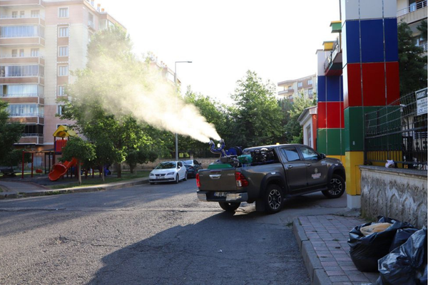 DBB’den 17 ilçede ULV destekli vektörle mücadele çalışması<