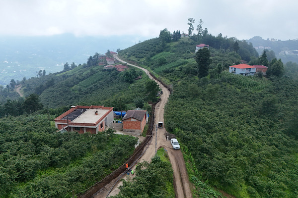  Trabzon’da 11 mahalleyi kapsayan içme suyu projesinde çalışmalar sürüyor