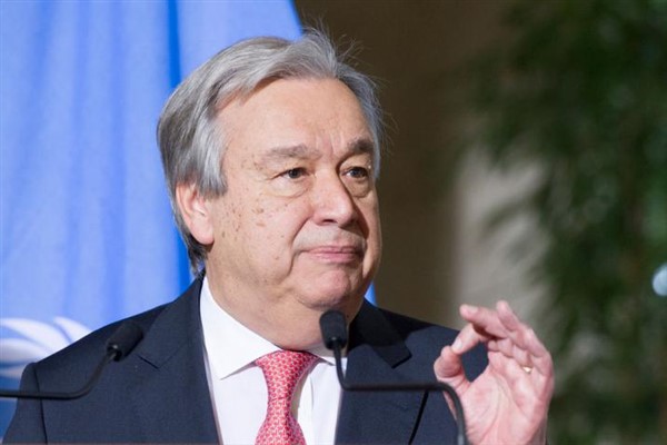 Guterres, Lübnan Cumhurbaşkanı Aoun ile görüştü