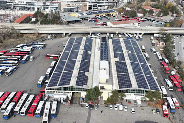 EGO Macunköy Atölyeleri’ne Güneş Enerjisi Santrali kurdu<