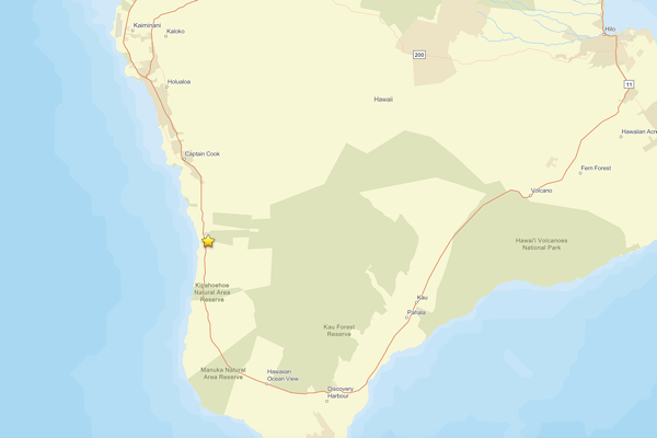 Hawaii’de deprem<