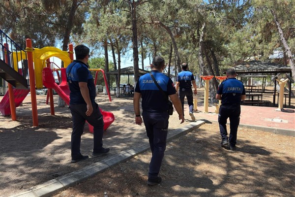 Gemlik Zabıtasından mesire alanlarına denetim<