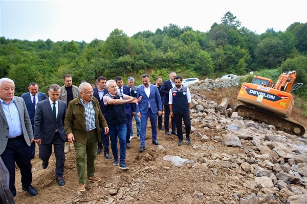 Başkan Güler, Akören Gölet çalışmasını inceledi<