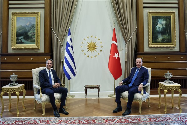 Cumhurbaşkanı Erdoğan,  Yunanistan Başbakanı Miçotakis ile bir araya geldi