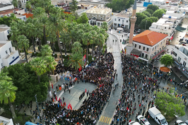 Bodrum Atatürk’ü andı