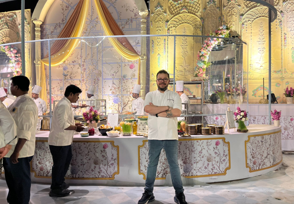 Hint düğününde Akdeniz mutfağı esintisi<