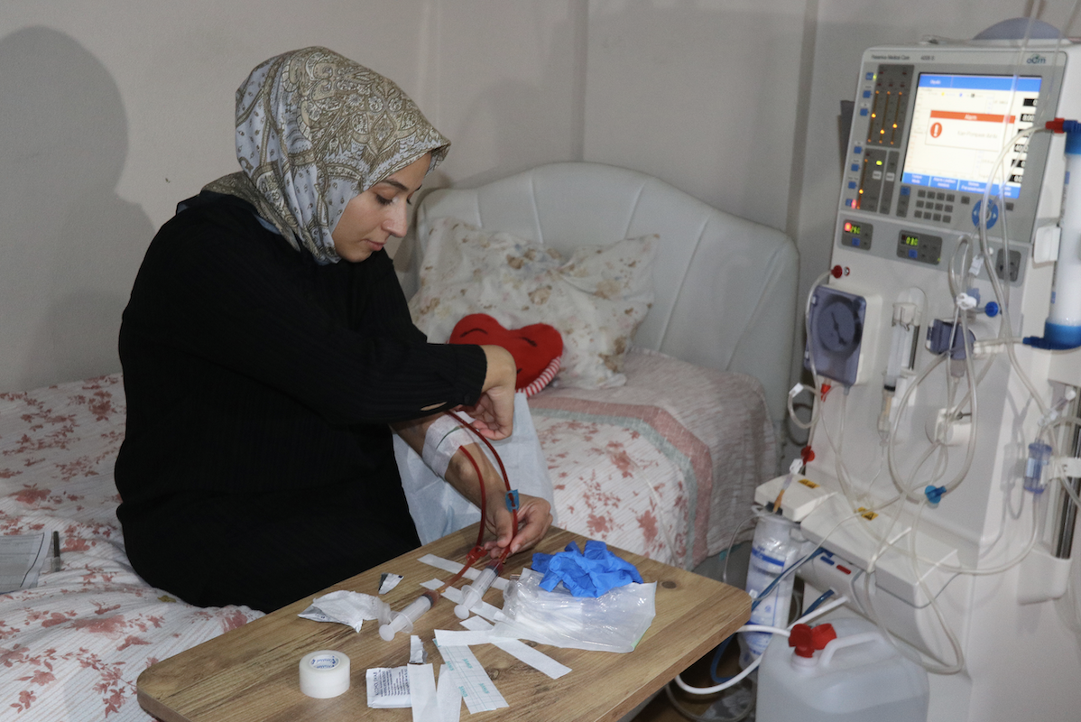 Rize’de evde hemodiyalizle iş hayatına dönüş<
