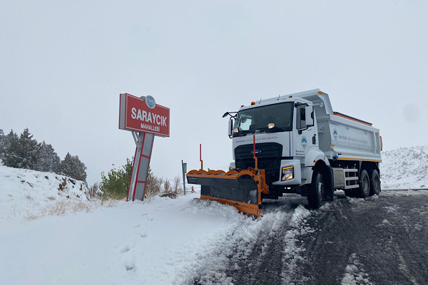 Kayseri'de kış öncesi hazırlıklar tamamlandı 