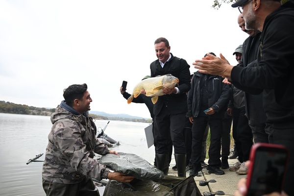 Karaçepiş Göleti’nde olta balıkçılığı yarışmasının ödülleri sahiplerini buldu<