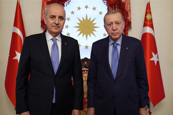 Cumhurbaşkanı Erdoğan, TBMM Başkanı Kurtulmuş’u kabul etti<