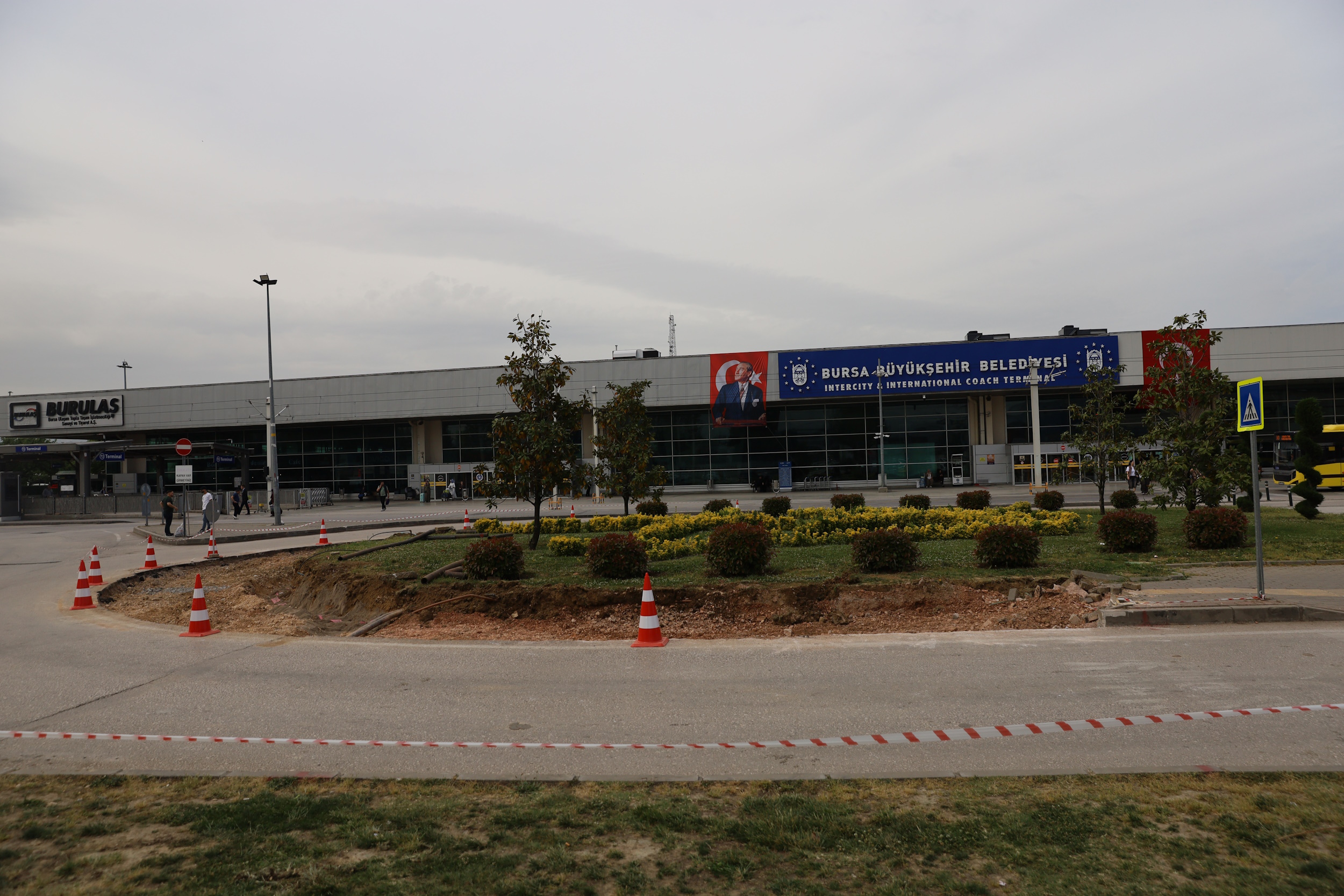 Bursa Terminali’nde altyapı çalışmaları sürüyor<