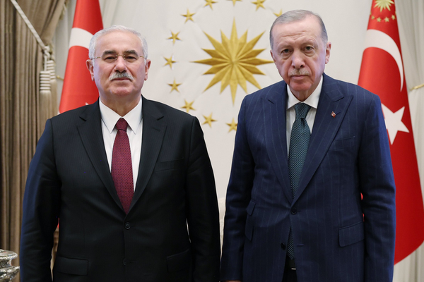 Cumhurbaşkanı Erdoğan, eski Yargıtay Başkanı Akarca'yı kabul etti