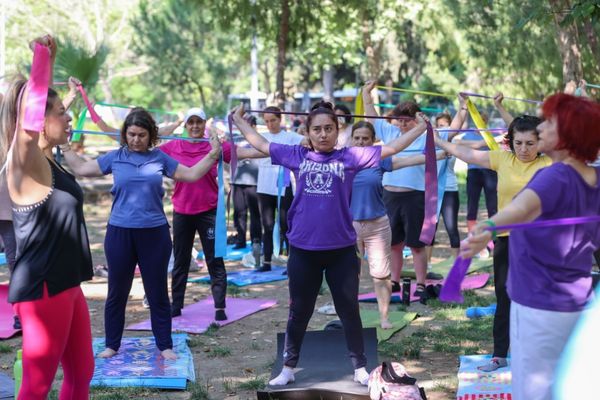 Bucalı kadınlar spor kurslarına yoğun ilgi gösteriyor<
