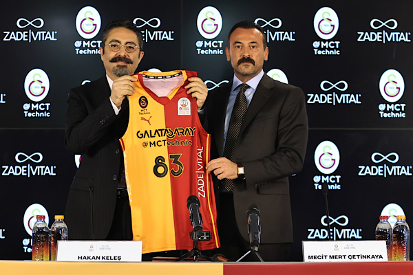 Galatasaray MCT Technic Erkek Basketbol Takımı’na Zade Vital desteği<