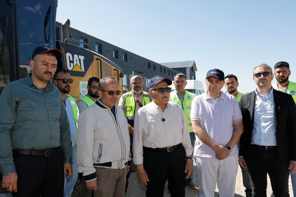 Başkan Büyükkılıç, Erciyes'teki altyapı çalışmalarını inceledi