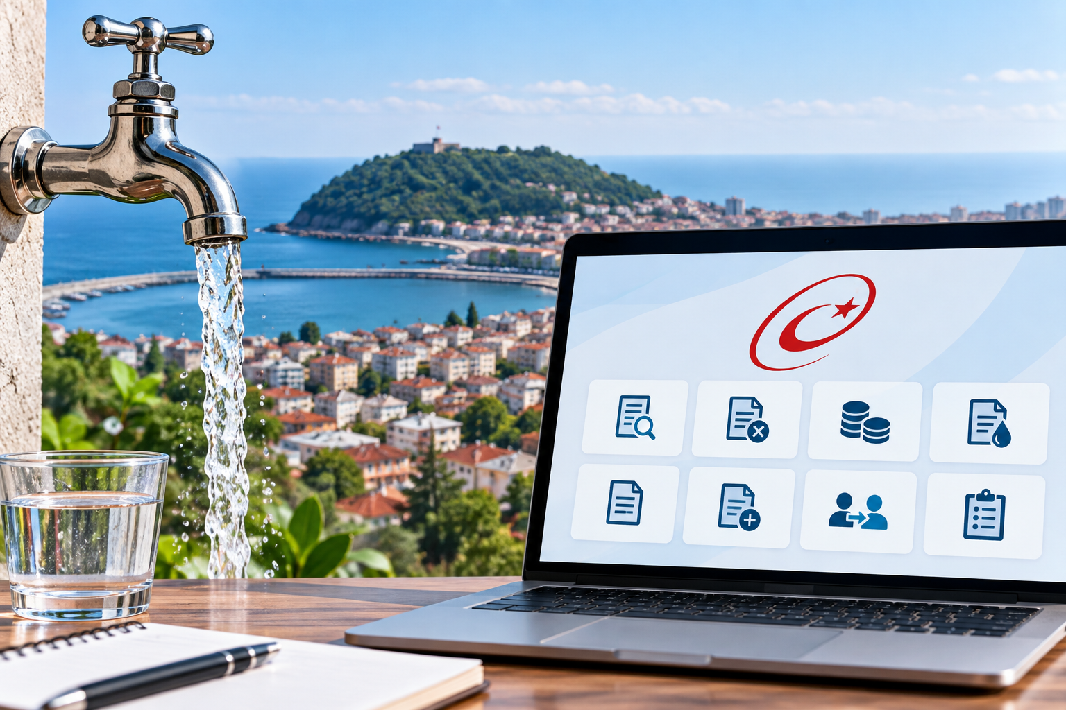 Giresun Belediyesi'nde su işlemlerinde dijital dönem başladı