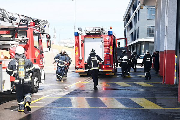 Yalova İtfaiyesi'nden 2025’te yoğun mesai