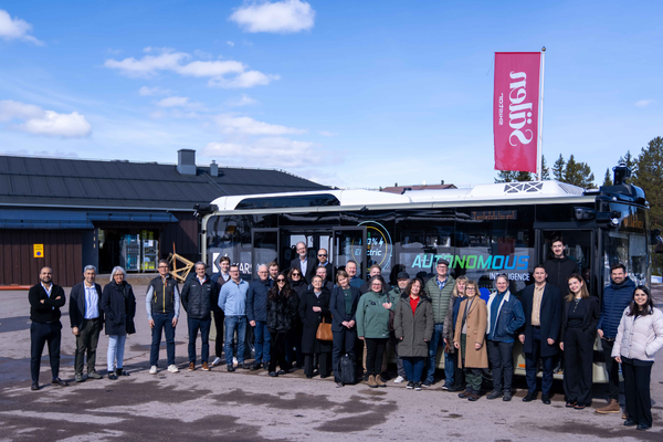 Karsan Otonom e-ATAK İsveç’te turistleri kayak merkezlerine taşıdı<